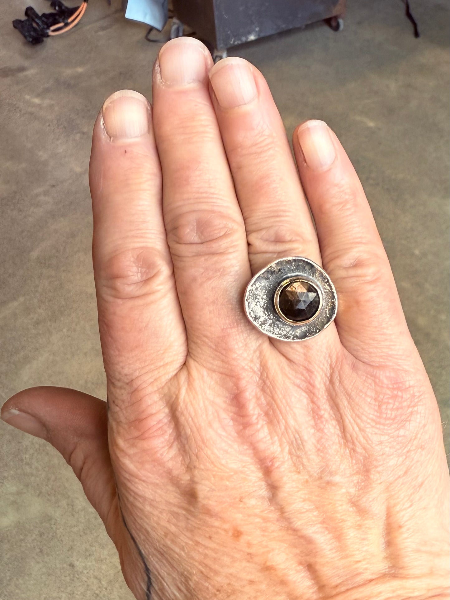 Chocolate sapphire Ring
