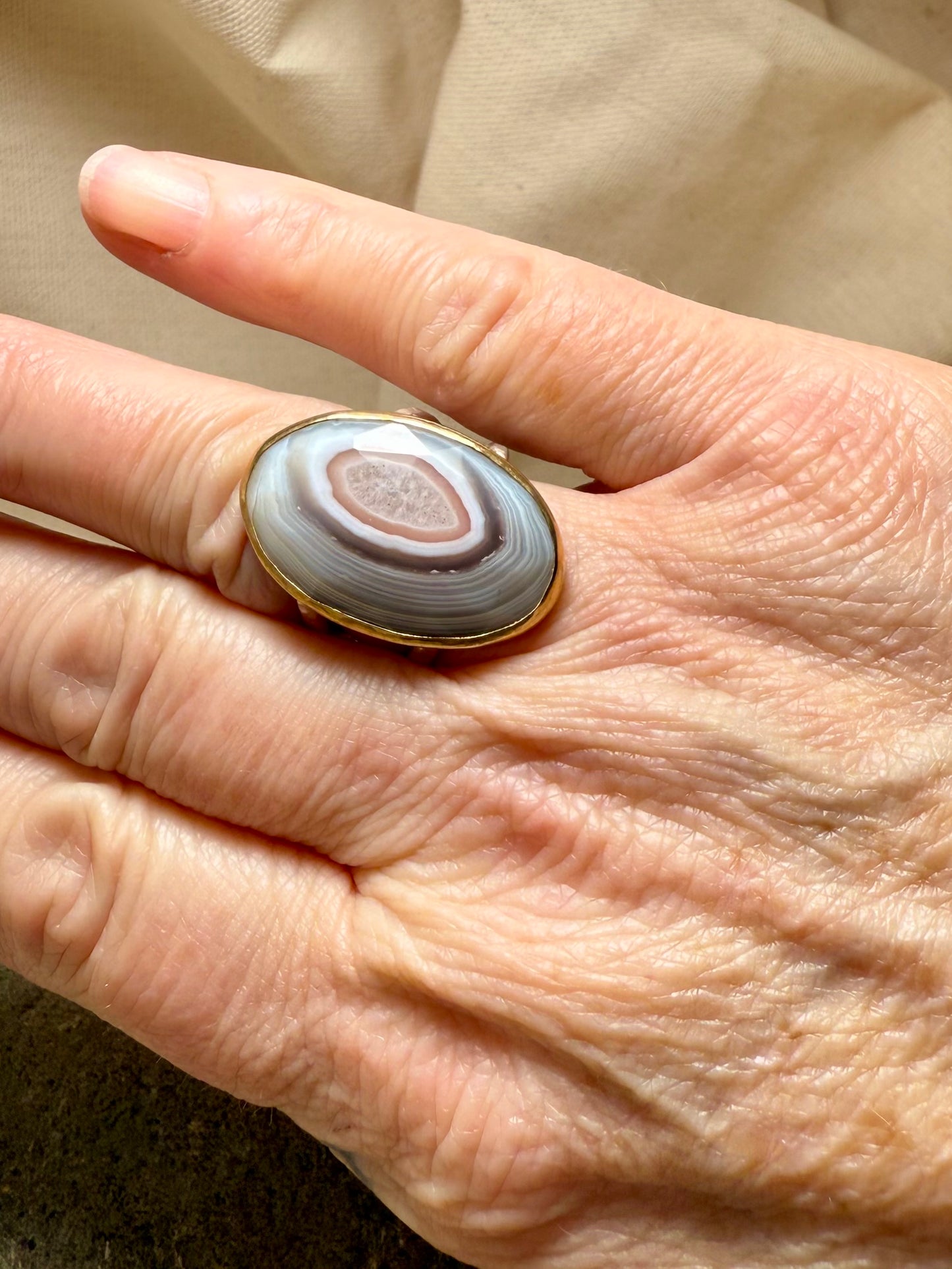 Botswana Agate Ring