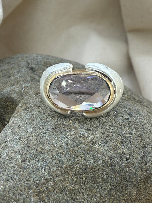 Kunzite ring
