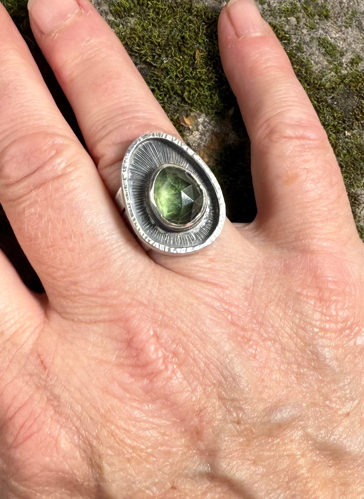Green Goddess Ring