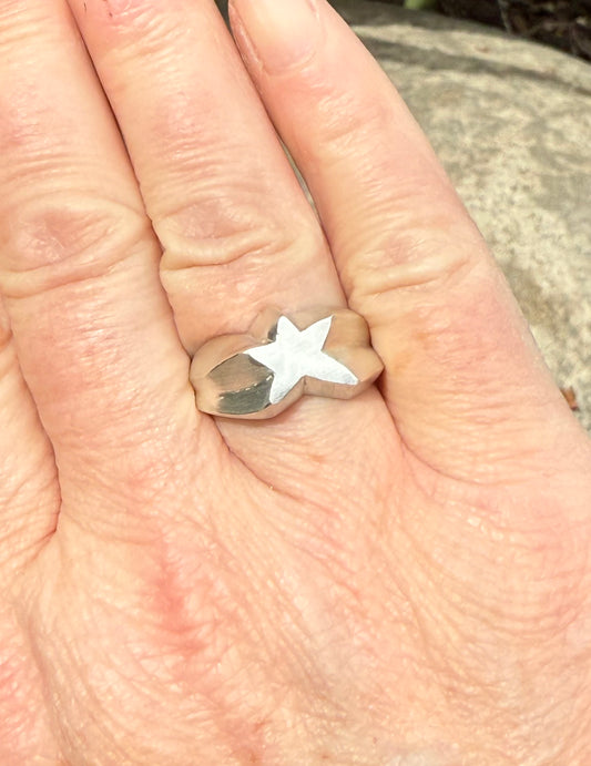 "Shooting Star" ring