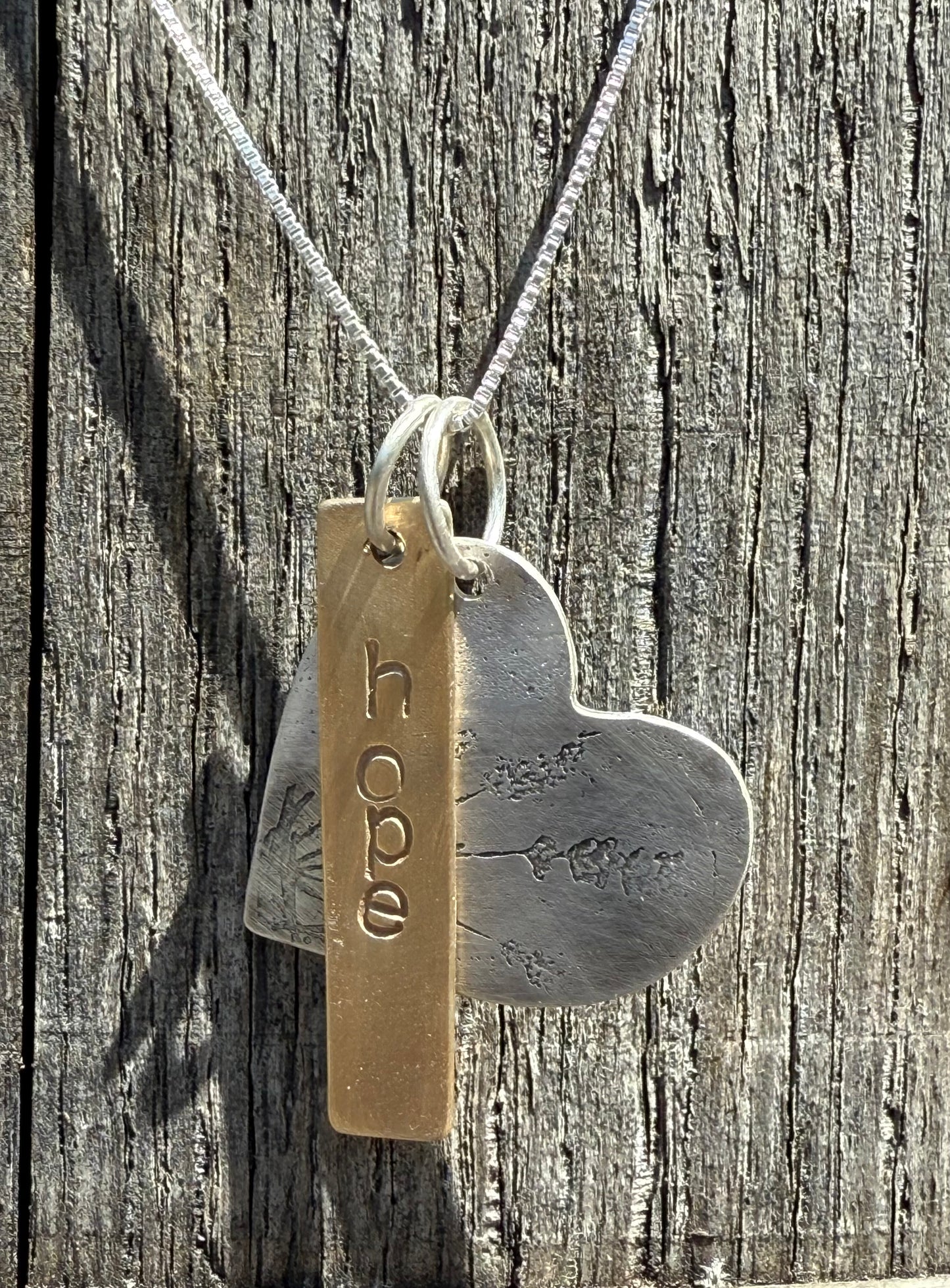 Hope Ranch Lavender Necklace, Lavender Heart