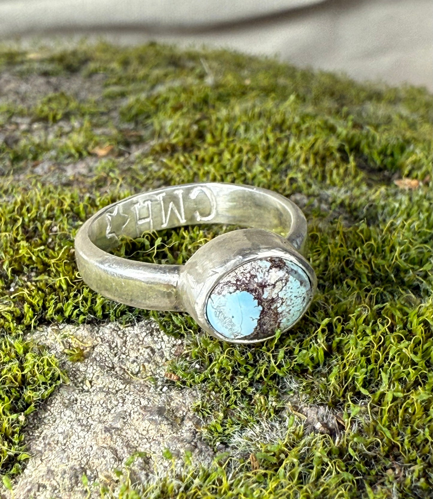 Classic Golden Hills Turquoise Ring