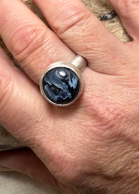 Blue Velvet Ring