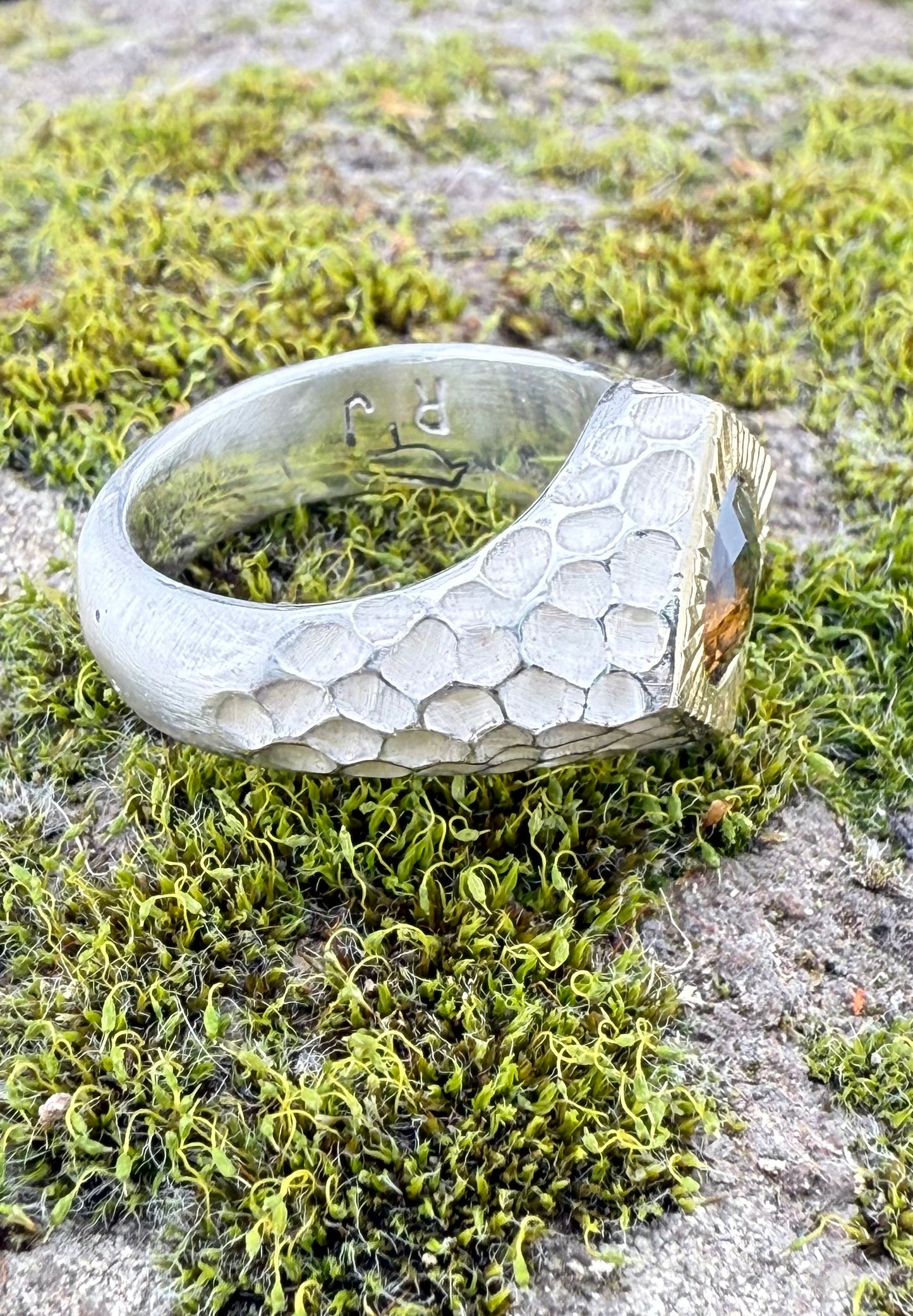 Whiskey and Gold Ring