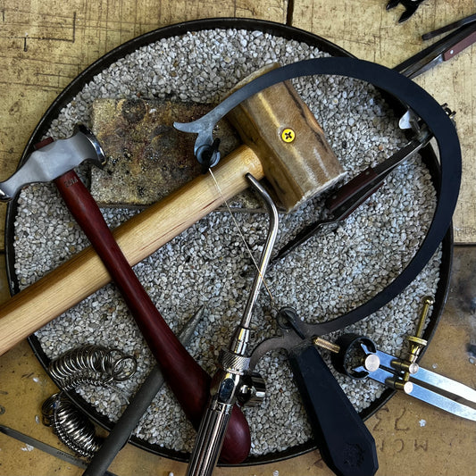 5 week Metalsmithing Basics: Saturdays 9:00-noon, Jan. 4th- Feb. 1